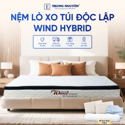 Nệm Lò Xo Túi Độc Lập Wind Hybrid Trung Nguyên