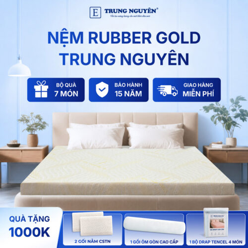 Nệm rubber gold Trung Nguyên 20