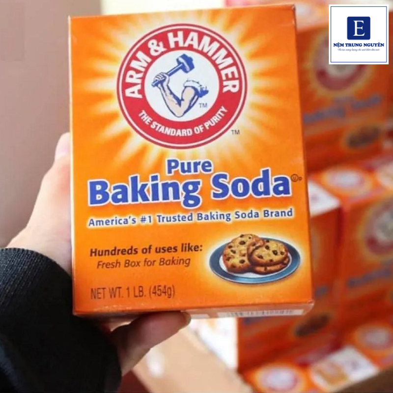 Khử mùi nệm bông ép bằng baking soda