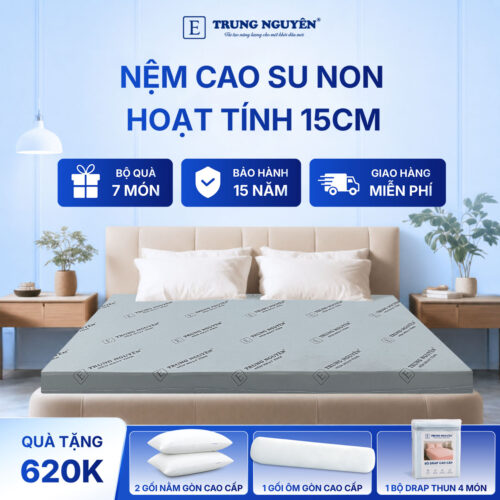 Nệm Cao Su Non Hoạt Tính 15m Trung Nguyên