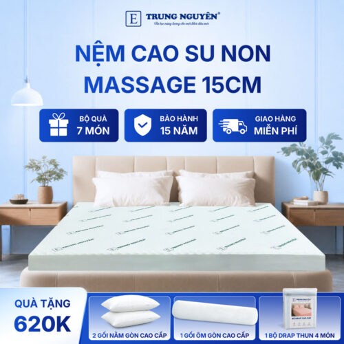 Nệm cao su non massage 15cm Trung Nguyên 1