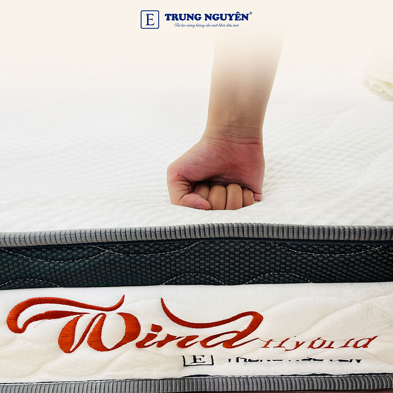 Nệm lò xo túi độc lập Wind Hybrid Trung Nguyên