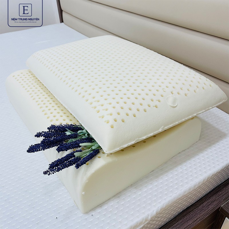 Gối Oval cao su thiên nhiên Trung Nguyên