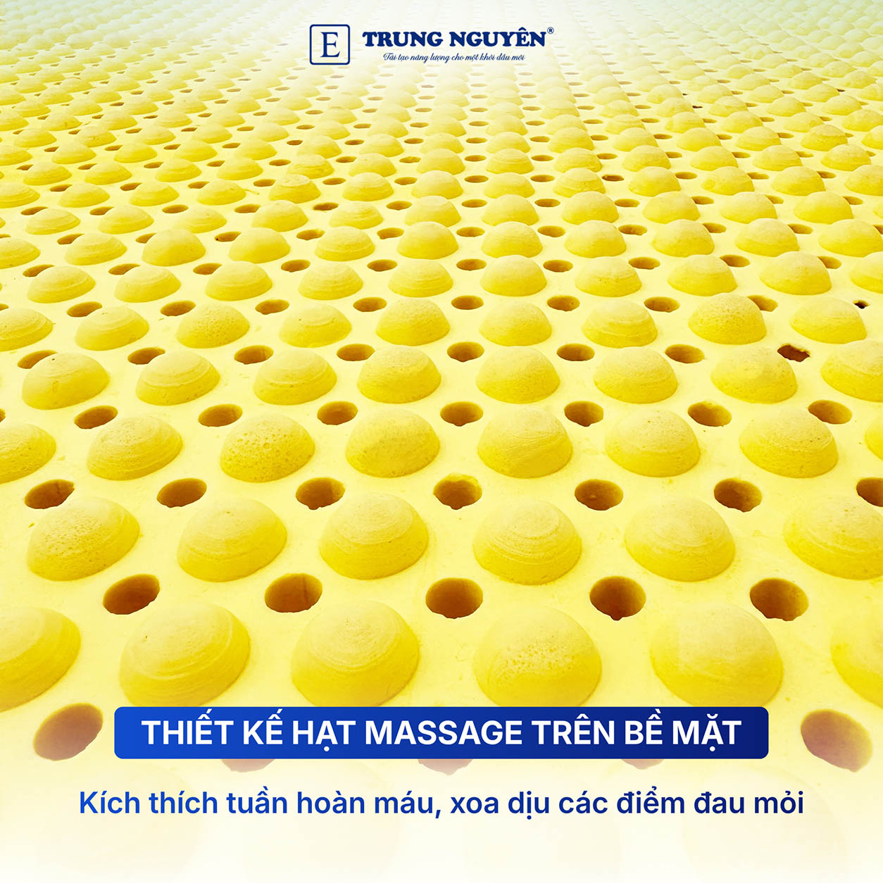 Nệm Cao Su Thiên Nhiên Trung Nguyên Massage