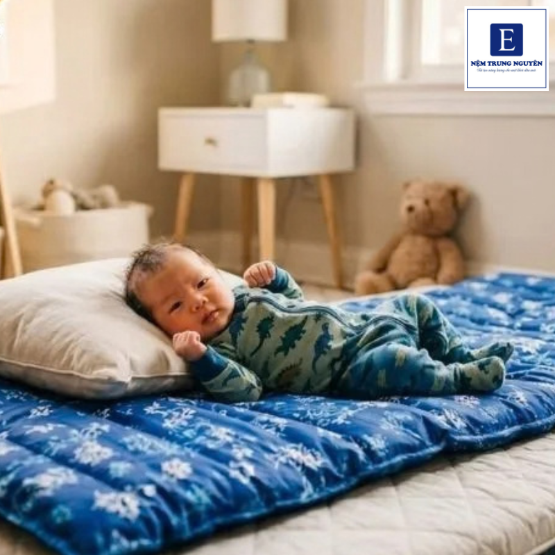 Nệm nước không phải lựa chọn phù hợp để làm bề mặt ngủ thường xuyên cho trẻ sơ sinh